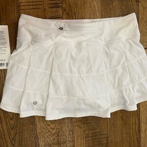 lululemon athletica White Tennis Skirt